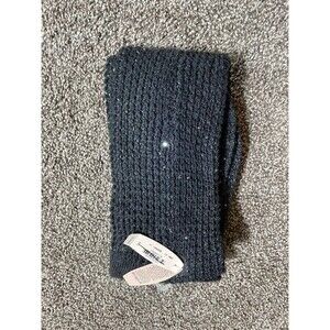 Black Sequin Knit Knee-High Socks – Size M/L – NWT